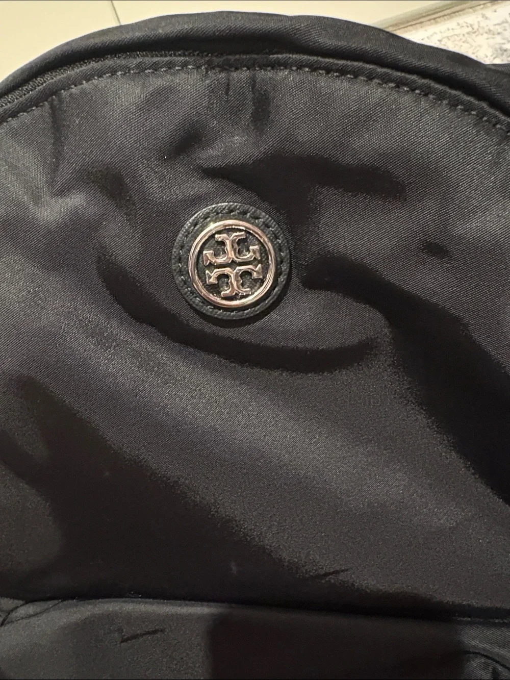 Tory Burch Black Nylon Backpack - Sleek Everyday Bag